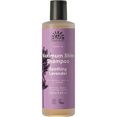 Urtekram Tune In Maximum Shine Shampoo Soothing Lavendel Fles 250ml