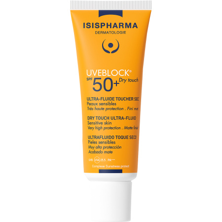 Isispharma Dermatologie Uveblock SPF50+ Ultra-Fluid Invisible Dry Touch Tube 40ml