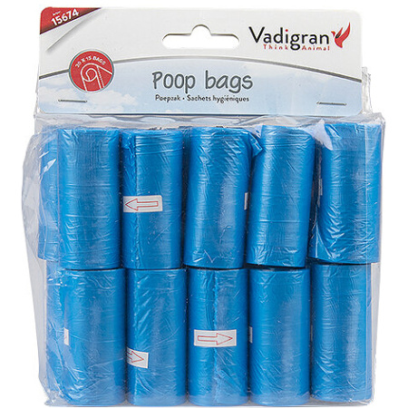 Vadigran Hygiëne Zakjes Blauw 20 Rollen