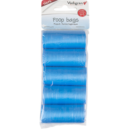 Vadigran Hygiënezakjes Blauw 5 Rollen