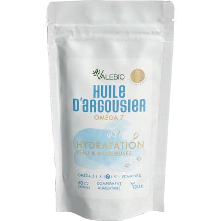 Valebio Duindoornolie Bio Omega 7 Hydratatie Huid En Slijmvliezen 60 Capsules