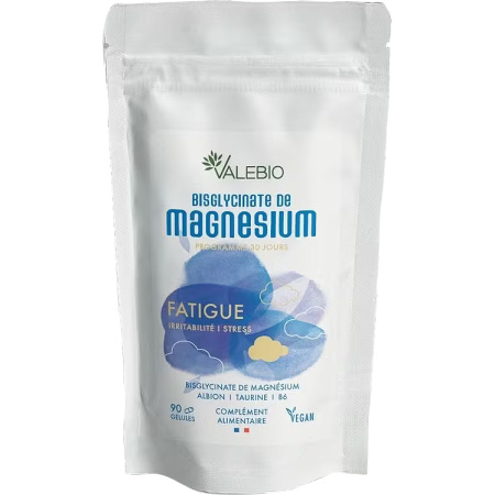 Valebio Magnesiumbisglycinaat Tegen Vermoeidheid 90 Capsules