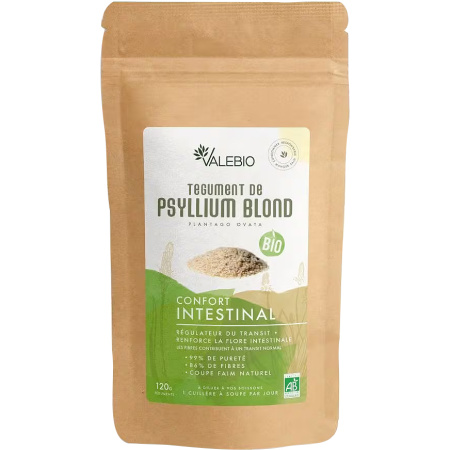 Valebio Psyllium Bio Vlies 120g