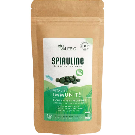 Valebio Spirulina Bio 240 Tabletten