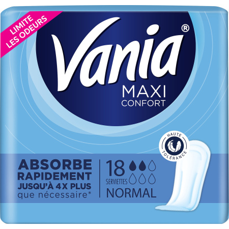 Vania Maxi Comfort Pads Normaal 18 Stuks