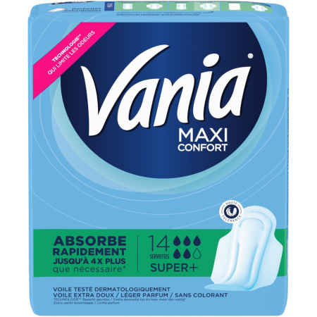 Vania Maxi Confort Periodieke Handdoeken Super Plus 14 Stuks