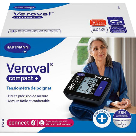 Hartmann Veroval Compact+ BPW26 Polsbloeddrukmeter 1 Stuk