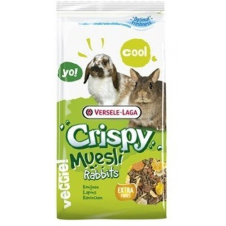 Versele-Laga Crispy Muesli Rabbits Vezelrijke Mix Voor Konijnen 20kg