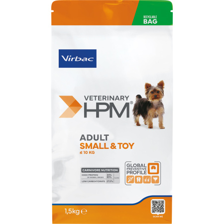 Virbac Veterinary HPM Adult Small & Toy Dog 1,5kg