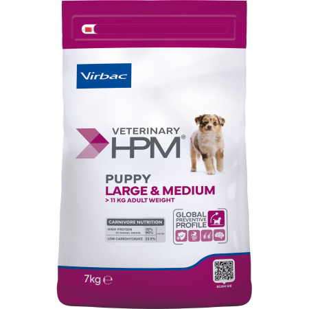 Virbac Veterinary HPM Puppy Large & Medium Dog 7kg