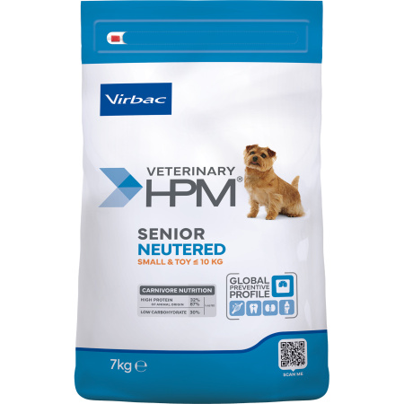 Virbac Veterinary HPM Senior Neutered Dog Small & Toy 7kg