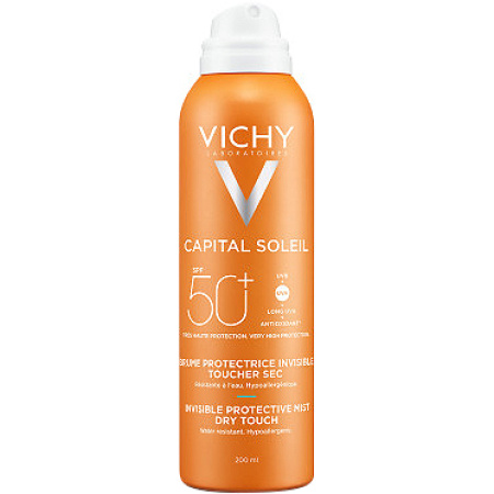 Vichy Capital Soleil Onzichtbare Hydraterende Body Mist SPF50 Spray 200ml