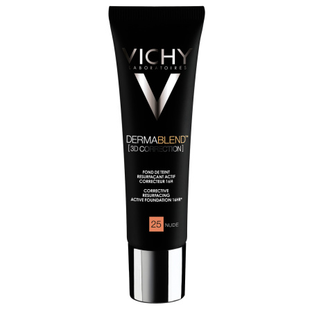 Vichy Dermablend 3D Correctie Hoogdekkende Foundation 16h Tint 25 Nude Tube 30ml