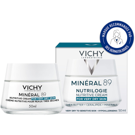 Vichy Nutrilogie 2 Intensieve Verzorging Zeer Droge Huid Pot 50ml