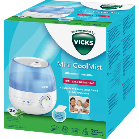 Vicks Technical Mini Cool Mist Luchtbevochtiger VUL525E4 Stuk 1