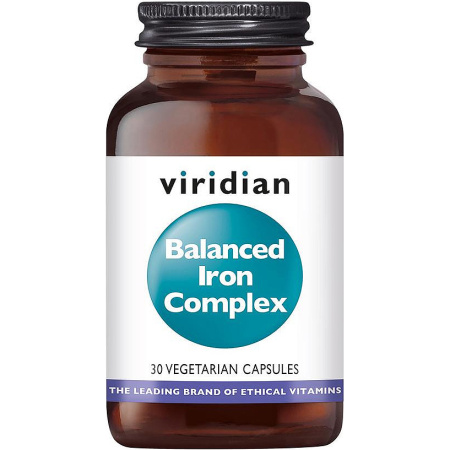 Viridian Balanced Iron Complex 30 Plantaardige Capsules