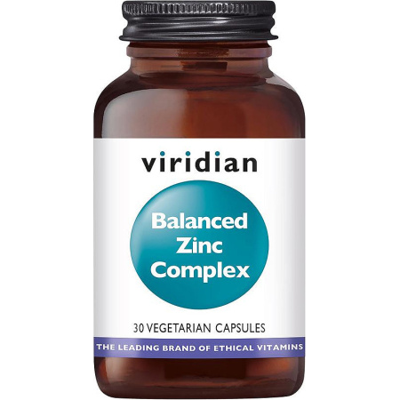 Viridian Balanced Zinc Complex 30 Plantaardige Capsules