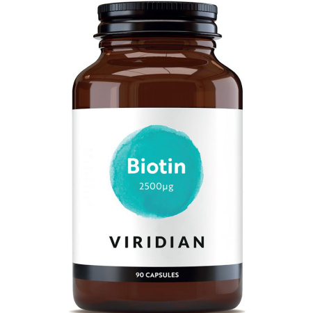 Viridian Biotin 2500mcg Plantaardige Capsules 90