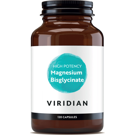 Viridian High Potency Magnesium Bisglycinate Voedingssupplementen 60 Capsules