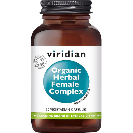 Viridian Organic Herbal Female Complex 30 Plantaardige Capsules