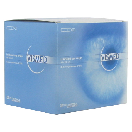 Vismed 0,18% Bevochtigende Oogdruppels Ampullen 60x0,3ml