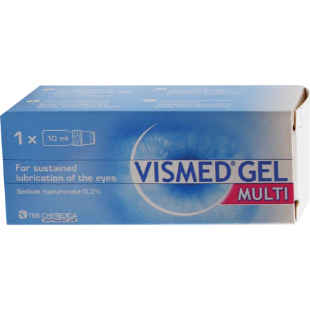 Vismed Gel Multi 0,3% Bevochtigende Oogdruppels Flacon 10ml