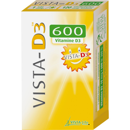 Vista D3 600 Adult 120 Smelttabletten