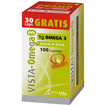 Vista Omega 3 Capsules 100 Promo 70+30 Gratis