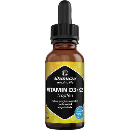 Vitamaze Vitaminen D3 + K2 Druppelflesje 50ml