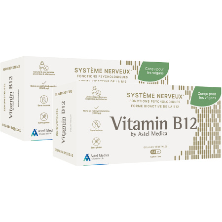 Vitamine B12 Psychologische Functies Voedingssupplement 96 Capsules Promo 1+1 Gratis