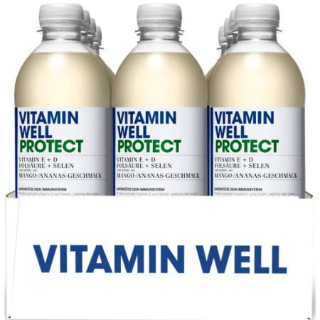 Vitamine Well Protect Mango/Ananas 12x500ml