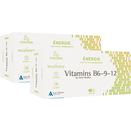 Vitamines B6-9-12 Hormonale Activiteit Voedingssupplement 96 Capsules Promo 1+1 Gratis
