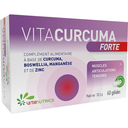 Vitanutrics VitaCurcuma Forte Spieren/Gewrichten/Pezen 60 Capsules