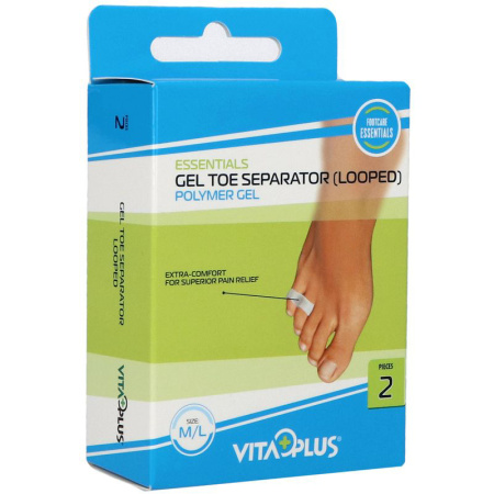 Vitaplus Gel Teenspreider Maat M/L 2 Stuks