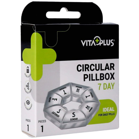 Vitaplus Week Pillendoos Rond 1 Stuk