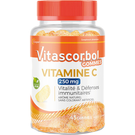 Vitascorbol Gummies Vitamine C 250mg 45 Stuks