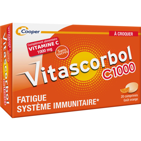 Vitascorbol Vitamine C 1000 20 Kauwtabletten