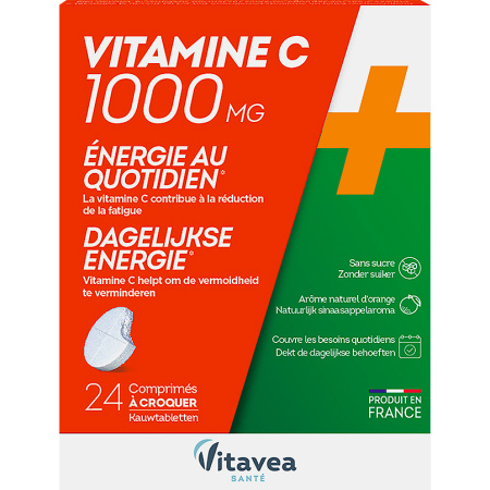 Vitavea Bien-Être Vitamine C 1000mg 24 Kauwtabletten