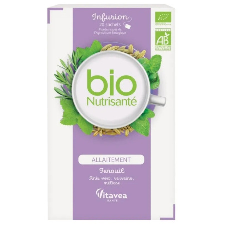 Vitavea BioNutrisanté Bio Borstvoeding Thee 100% Lactatie & Ontspanning 20 Zakjes