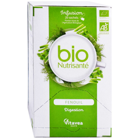 Vitavea BioNutrisanté Bio Venkel Thee 100% Spijsvertering & Transit 20 Zakjes