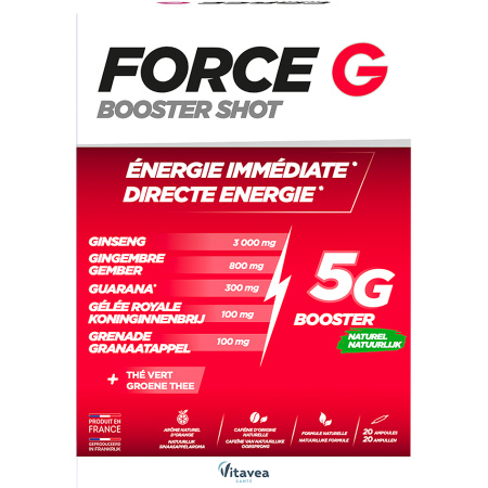 Vitavea Force G Booster Shot Natuurlijk 20 Ampullen