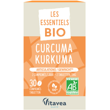 Vitavea Les Essentiels Bio Kurkuma 30 Tabletten
