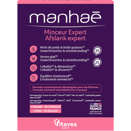Vitavea Manhaé Afslank Expert 30 Capsules