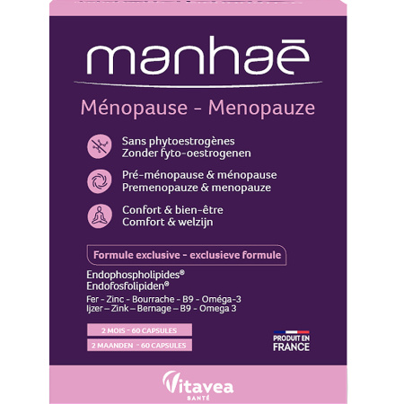 Vitavea Manhaé Menopauze 2 Maanden 60 Capsules