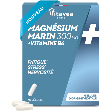 Vitavea Marien Magnesium + Vitamine B6 Vermoeidheid En Zenuwstelsel 30 Capsules