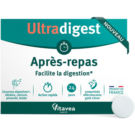 Vitavea Ultradigest Spijsvertering En Zwaar Gevoel Na De Maaltijd 24 Bruistabletten