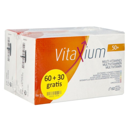Vitaxium 50+ Multivitamines 90 Capsules