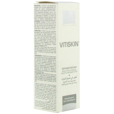Vitiskin Regulerende Hydrogel Gedepigmenteerde Huid Fles 50ml