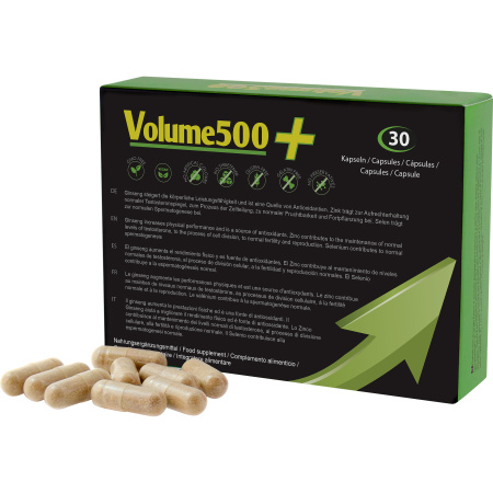 Volume500 Natuurlijke Sperma Kwaliteit En Kwantiteit Verhogende Pillen 30 Capsules