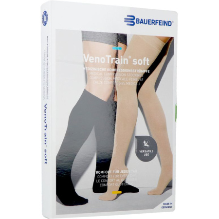 VenoTrain Soft Volwassenen C1 Orthopedische Open Teen Kort Caramel M 1 Paar